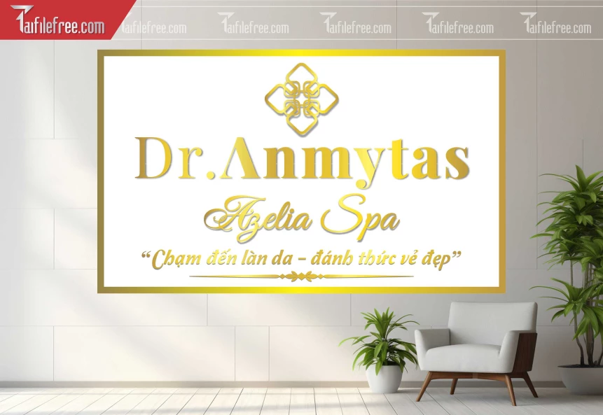 Bảng Background Spa làm Đẹp Angelia Spa_BH500