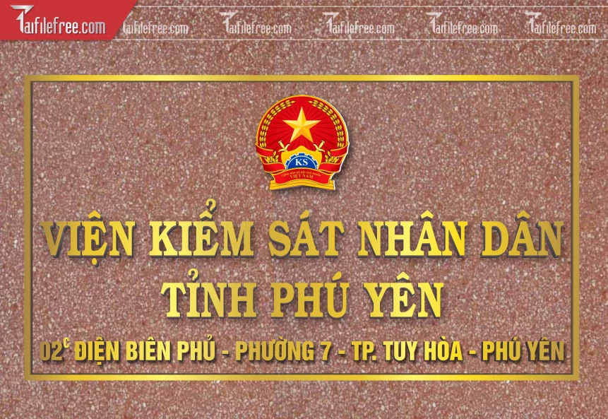 Bảng Viện Kiểm Sát Nhân Dân Tỉnh Phú Yên_BH503