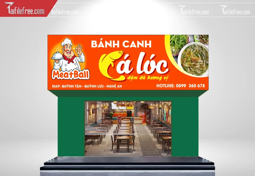 Biển Quảng Cáo Bánh Canh Cá Lóc_BH508