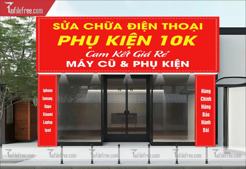 Biển Quảng Cáo Sửa Chữa Phụ Kiện Điện Thoại_BH514