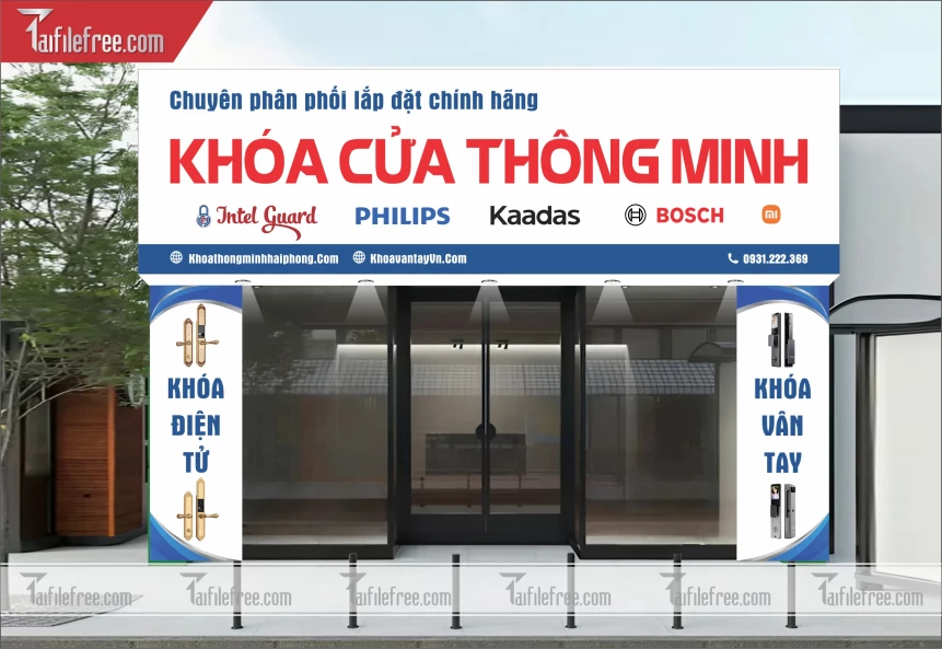 Biển Quảng Cáo Khóa Cửa Thông Minh_BH515