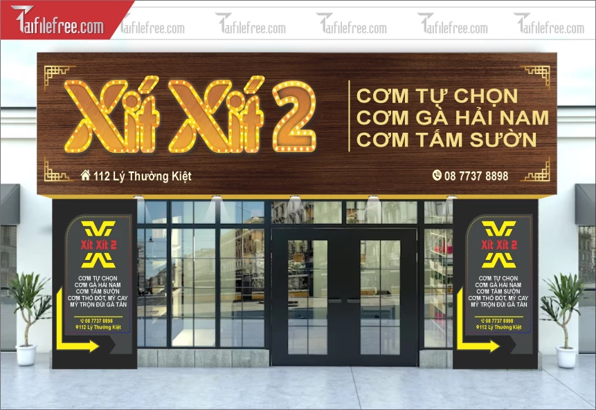 Biển Quảng Cáo, Quán Cơm Tự Chọn_BH520