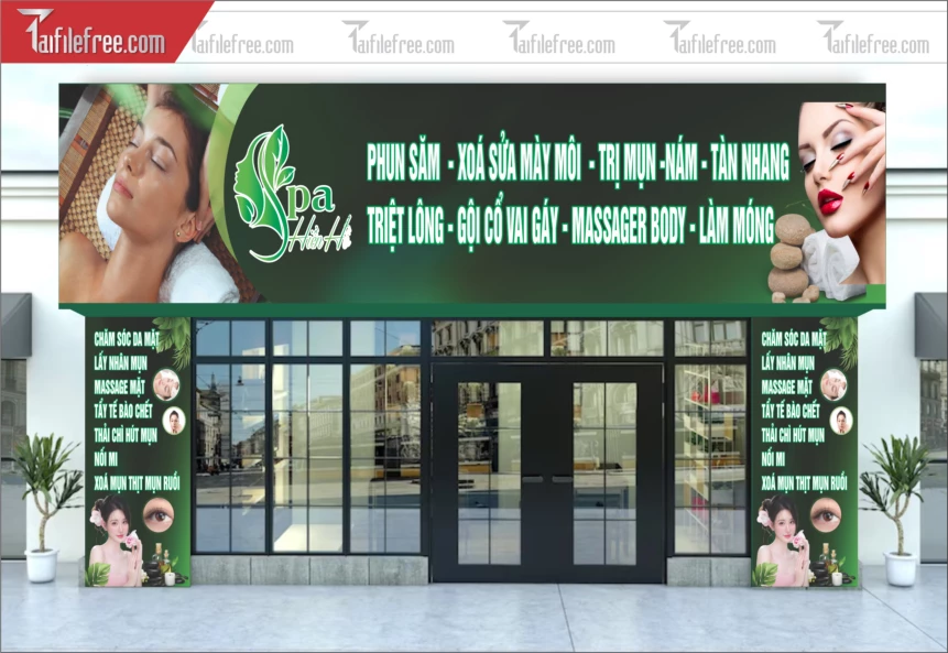Biển Quảng Cáo, Bảng Hiệu Tiệm Spa_BH523