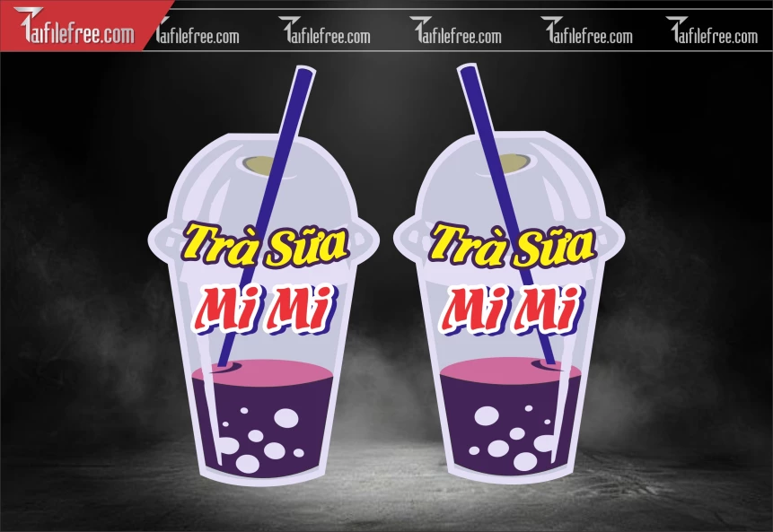 Biển Vẫy Ly Trà Sữa_BH524