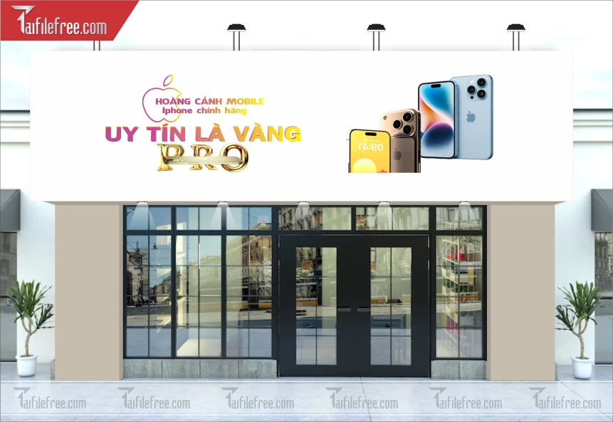 Biển Quảng Cáo, Bảng Hiệu Tiệm Điện Thoại_BH530