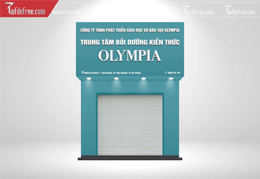 Biển Quảng Cáo, Bảng Hiệu Trung Tâm Bồi Dưỡng Kiến Thức_BH536