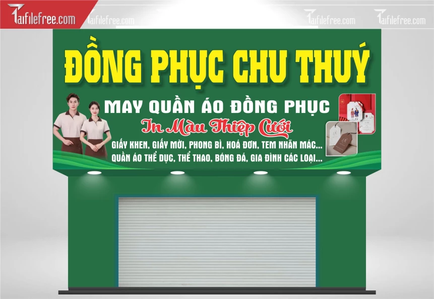 Biển Quảng Cáo, Bảng Hiệu Đồng Phục May Mặc_BH540