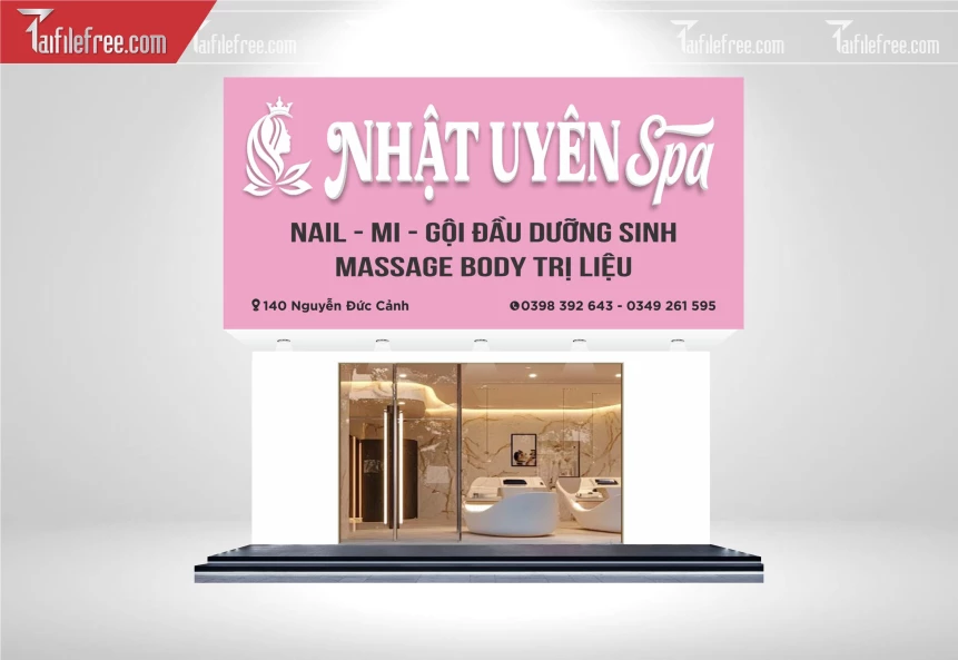 Biển Quảng Cáo, Bảng Hiệu Tiệm Spa_BH541