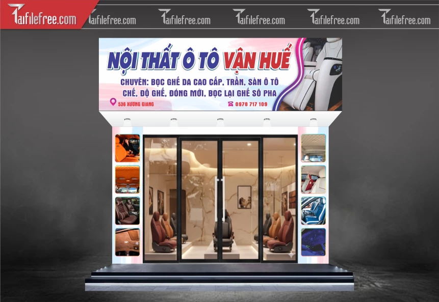 Biển Hiệu, Bảng Quảng Cáo Nội Thất Ô Tô Vận Huế_BH542