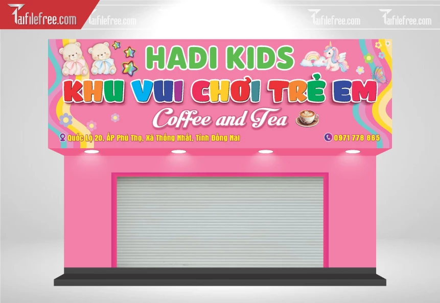 Biển Hiệu, Bảng Quảng Cáo Khu Vui Chơi Trẻ Em Hani Kids_BH543
