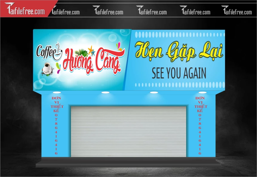 Biển Hiệu, Bảng Quảng Cáo Caffe Hương Cảng_BH547