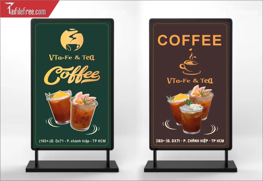 Biển Hiệu, Bảng Hộp Đèn Caffe_BH549