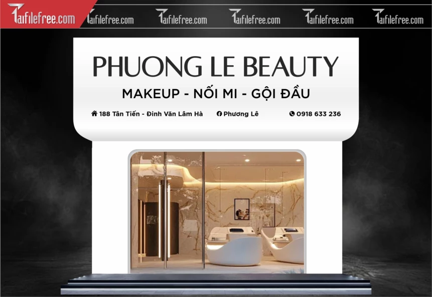 Biển Hiệu, Bảng Quảng Cáo Tiệm Spa Beauty_BH554