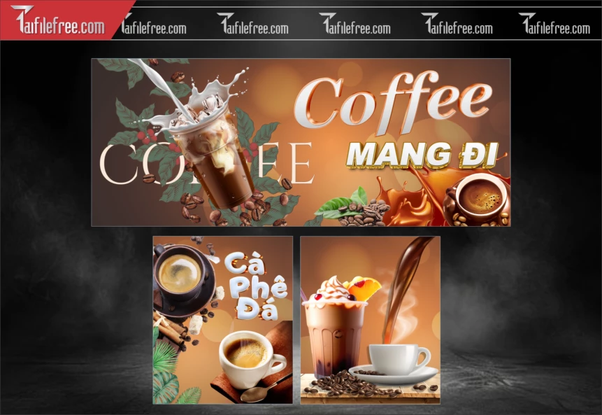 Mẫu Decal Dán Xe Bán Hàng, Caffe_BH559