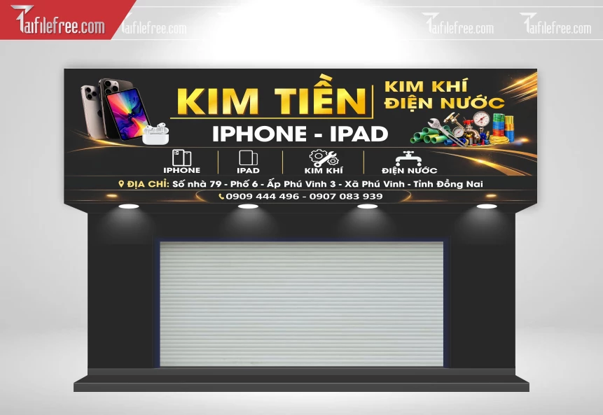 Biển Quảng Cáo, Bảng Hiệu Khai Trương Tiệm Điện Thoại_BH566