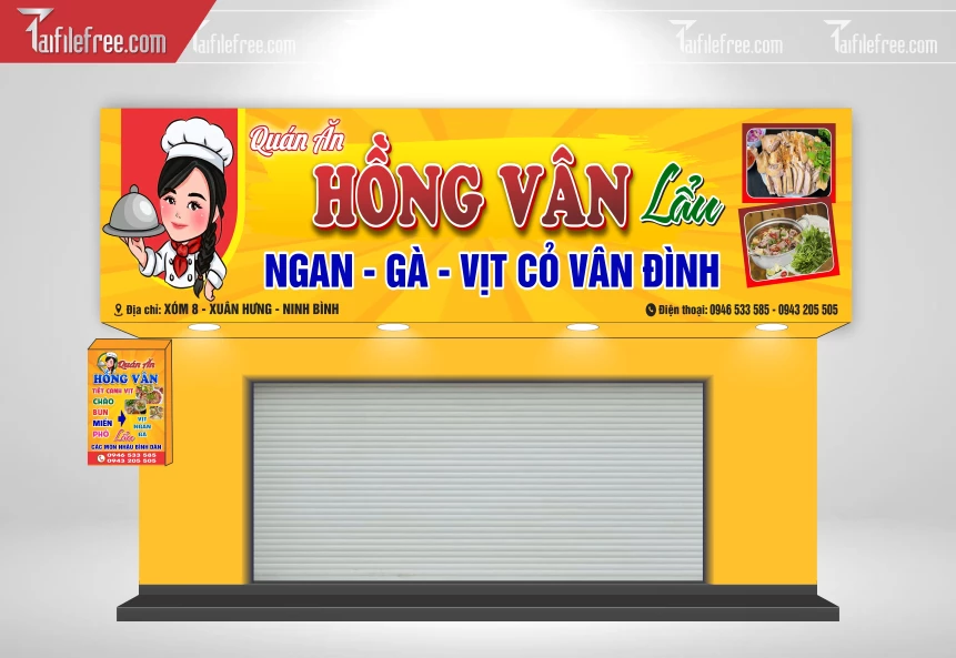 Biển Quảng Cáo, Bảng Hiệu Vịt Quay_BH572