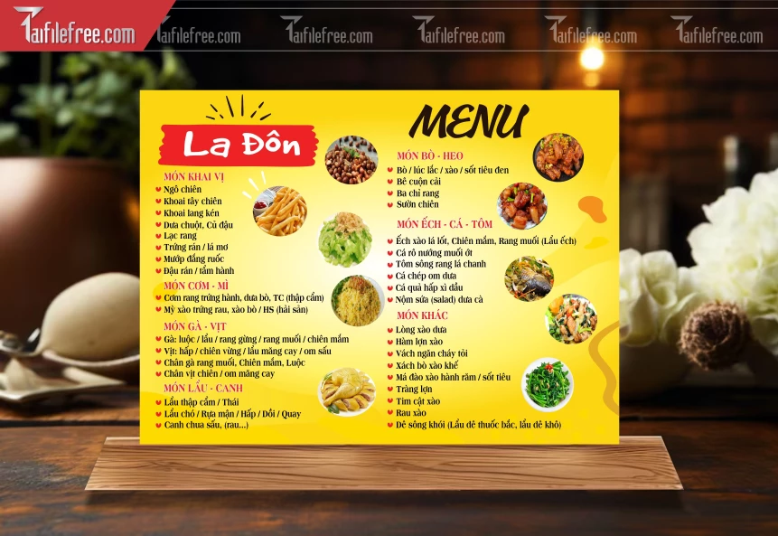 Menu Quán Nhậu_BH597
