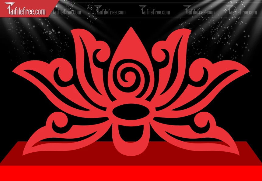 Mẫu Hoa Sen Trang Trí_BH624