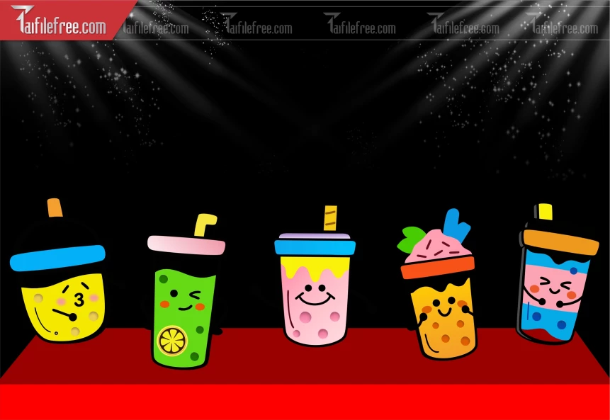 Mẫu Ly Nước Trang Trí_BH630