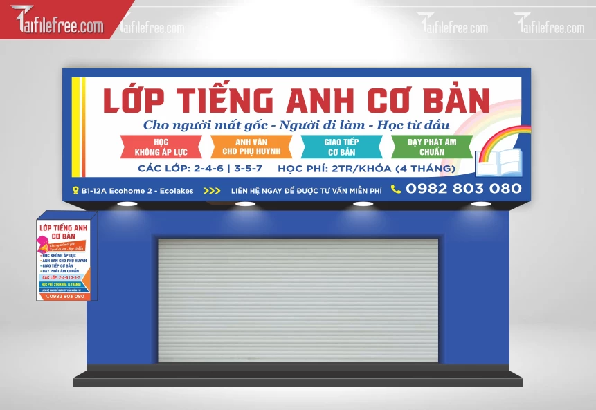 Biển Quảng Cáo, Bảng Hiệu Lớp Dạy Học_BH661