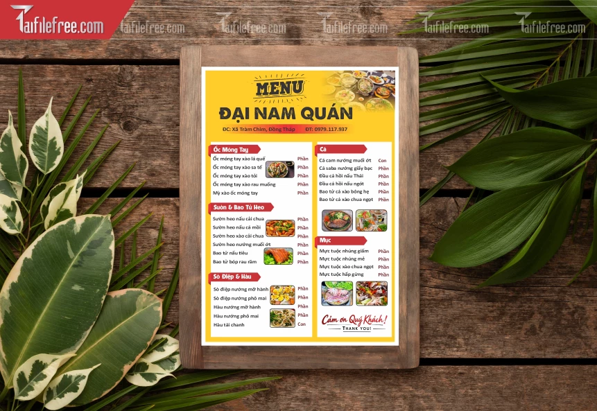 Menu Quán Nhậu_BH696