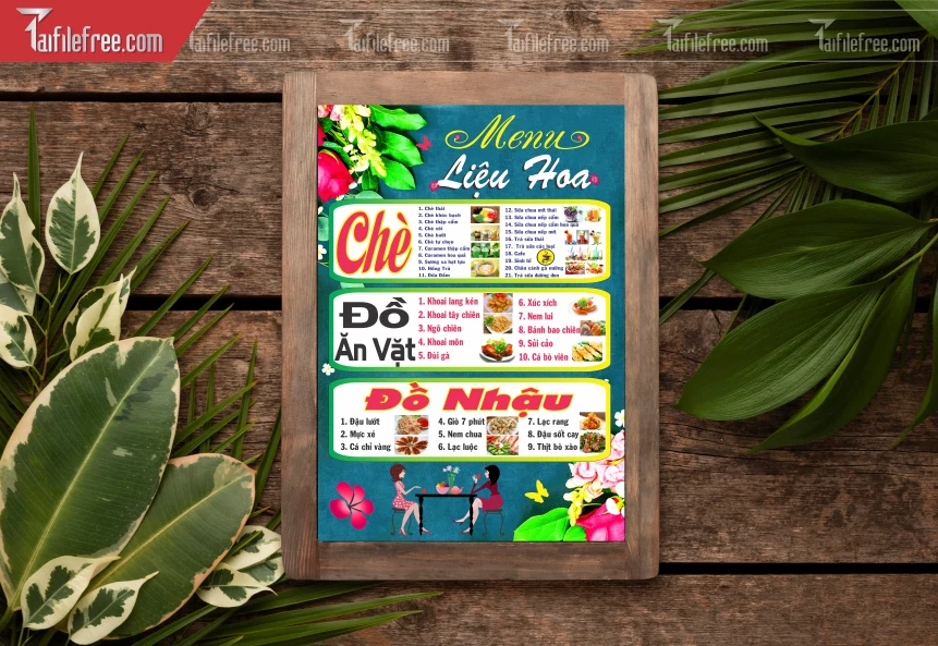Menu Quán Chè_BH698