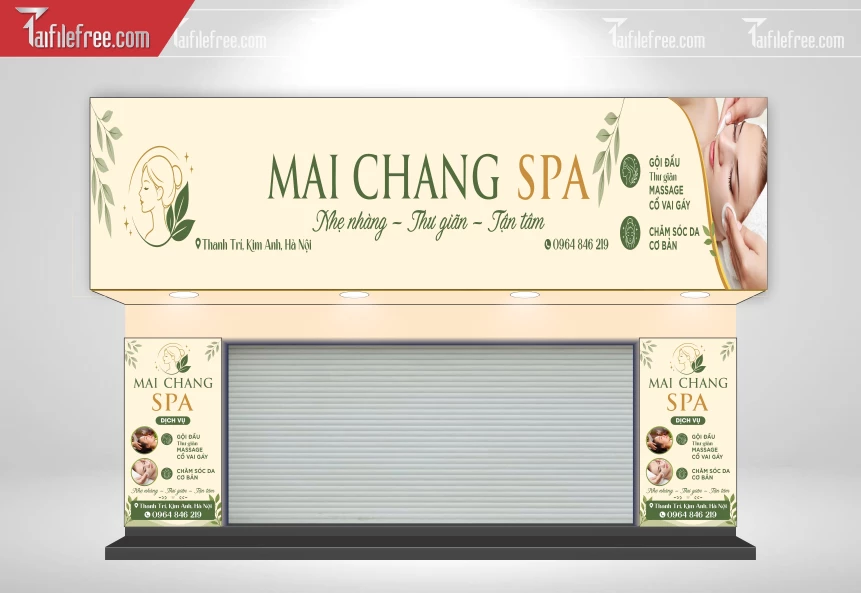 Biển Quảng Cáo, Bảng Hiệu Tiệm Spa_BH706