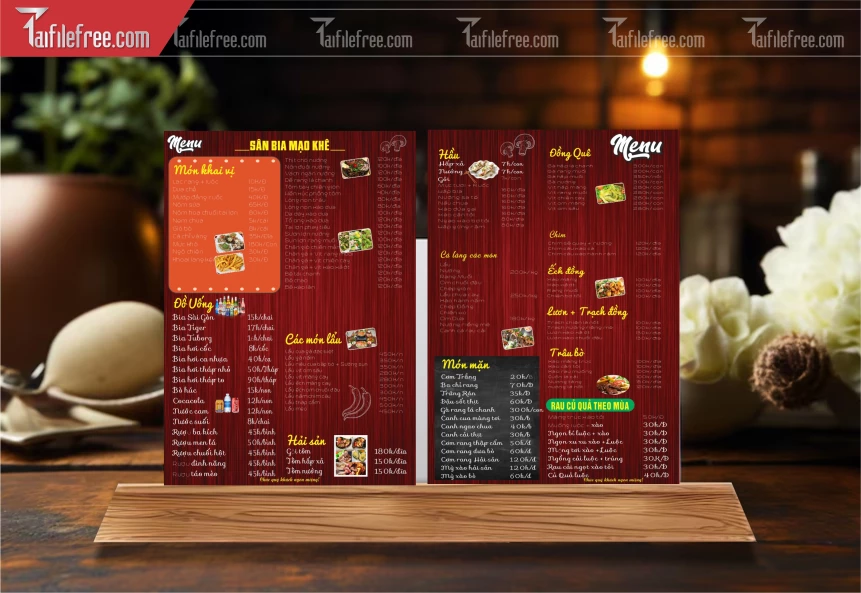 Menu Quán Nhậu_BH711