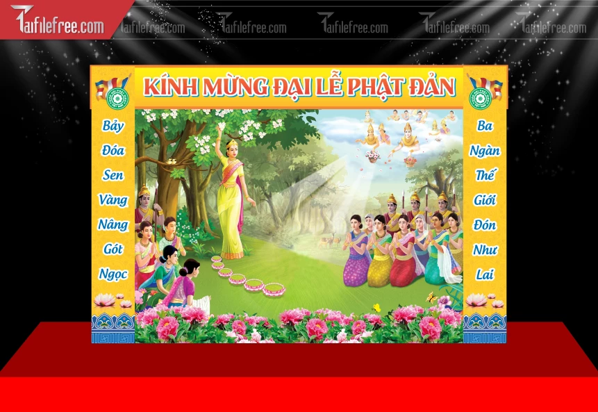 Mẫu Phông Nền Phật Đảng_BH715