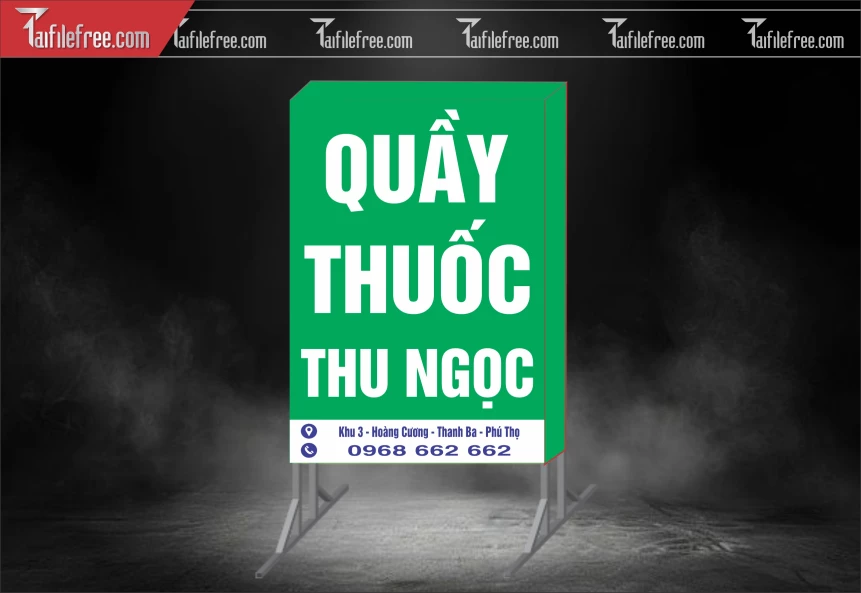 Biển Hiệu, Bảng Hộp Đèn Tiệm Thuốc Tây_BH723