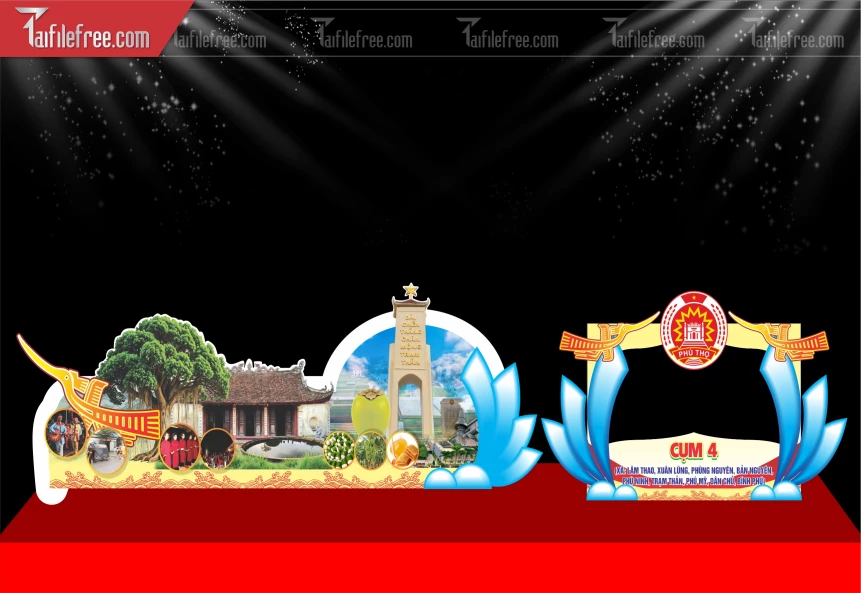 Mẫu Mô Hình Trang Trí Xe Diễu Hành_BH749