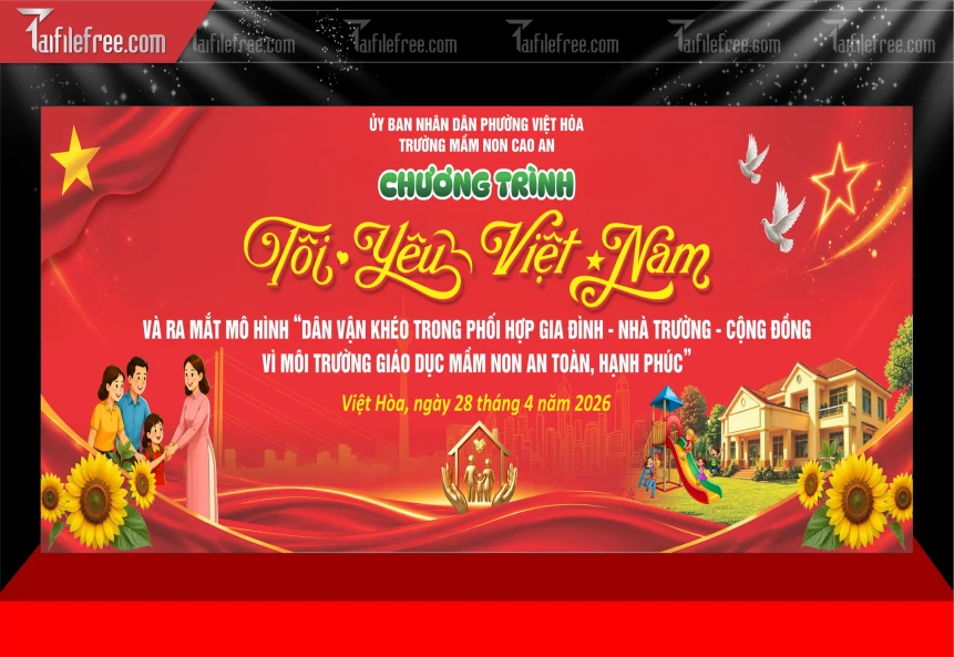 Mẫu Phông Nền Trang Trí Đẹp_BH752