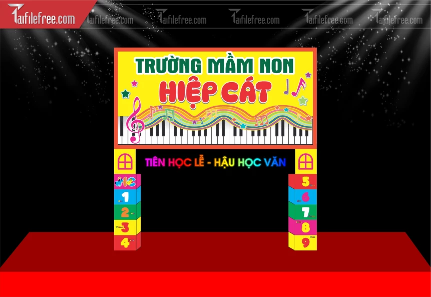 Mẫu Cổng Trường Mầm Non_BH767