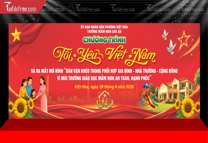 Mẫu Phông Nền Trang Trí Đẹp_BH769