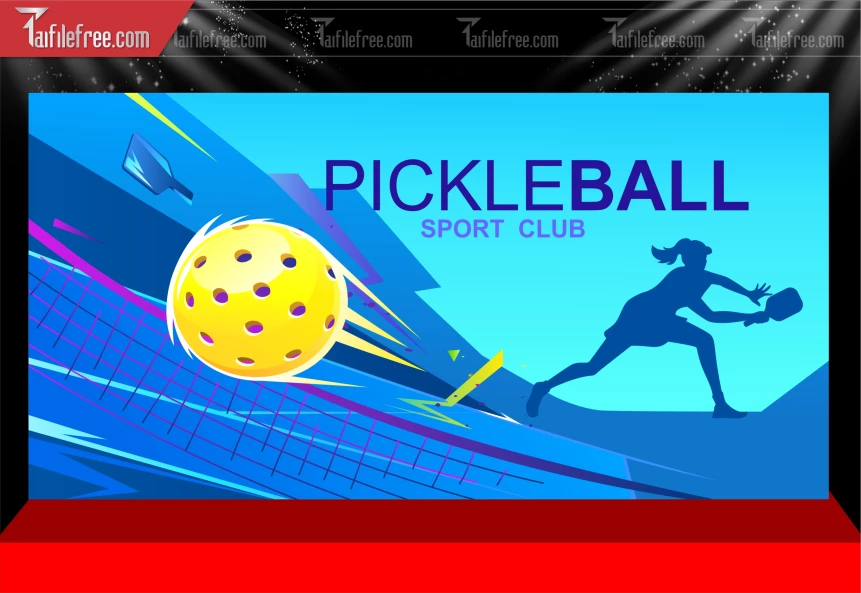 Mẫu Phông Nền Thể Thao Pickleball_BH776