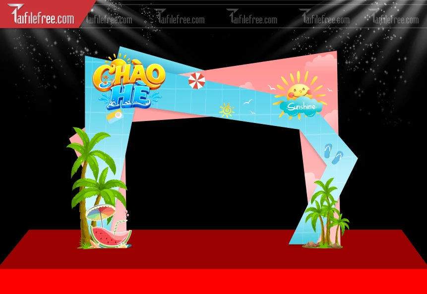 Mẫu Cổng Chào Hè_BH782