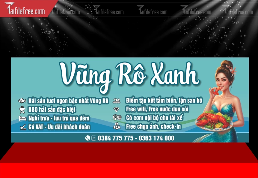 Mẫu Băng Rôn Vũng Rô Xanh_BH791