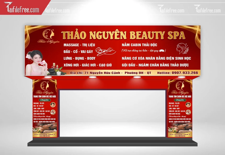 Biển Quảng Cáo, Bảng Hiệu Spa _BH795