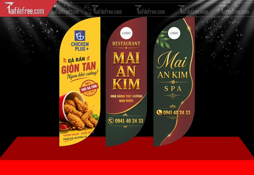 Mẫu Phướn Trang Trí Quán Ăn Đẹp_BH_801