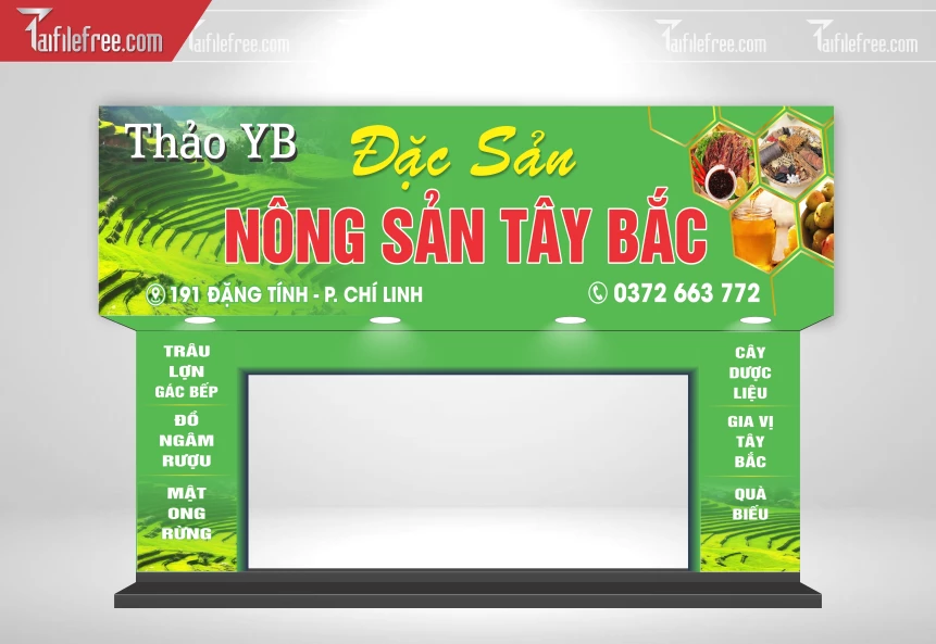 Biển Quảng Cáo, Bảng Hiệu Đặc Sản Tây Bắc _BH810