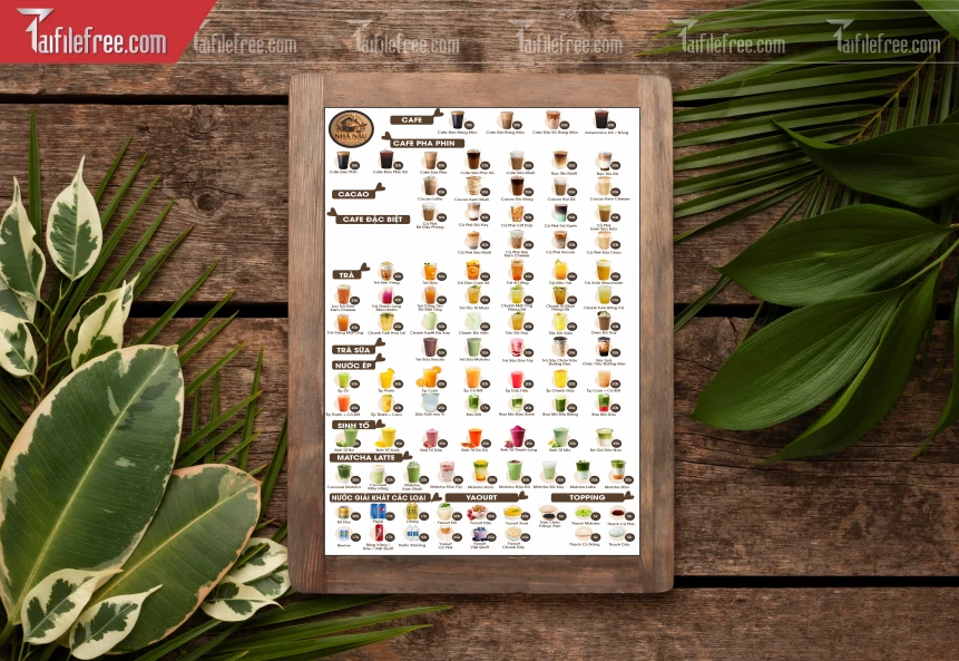 Menu Quán Caffe_BH825