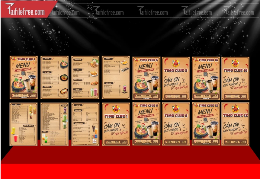 Menu Quán Mỳ Cay_BH826