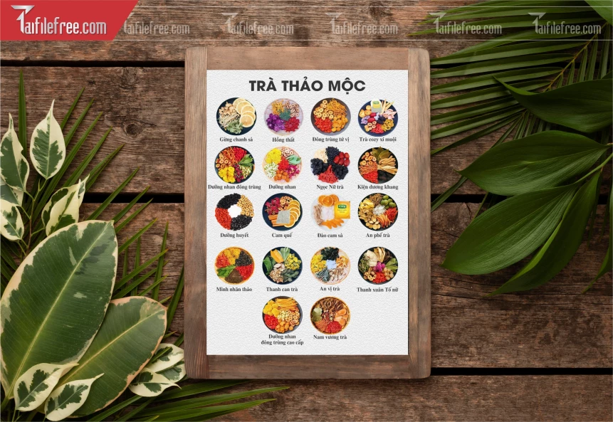Menu Tiệm Trà Thảo Mộc_BH835