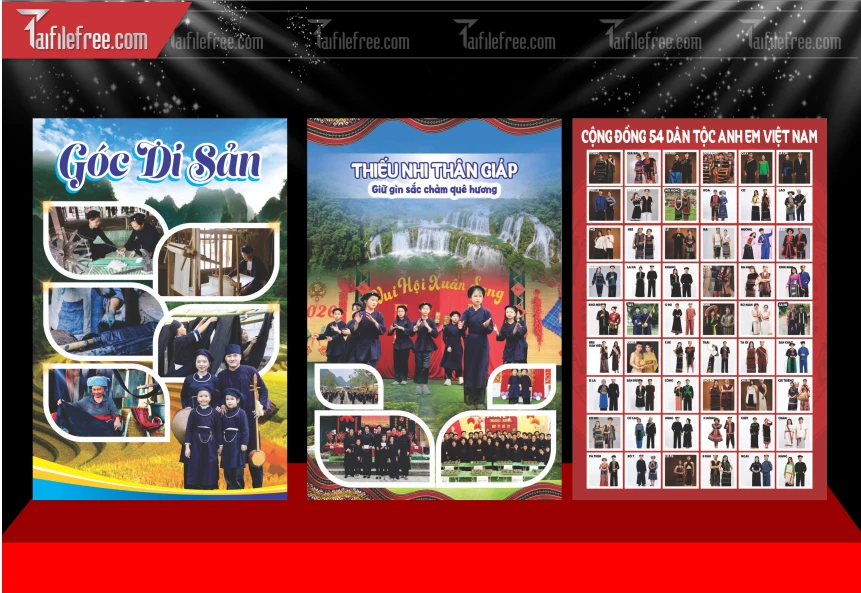 Mẫu Poster Không Gian Triển Lãm Văn Hóa_BH842