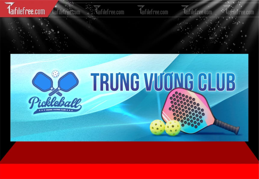 Mẫu Băng Rôn Thể Thao Pickleball_BH861