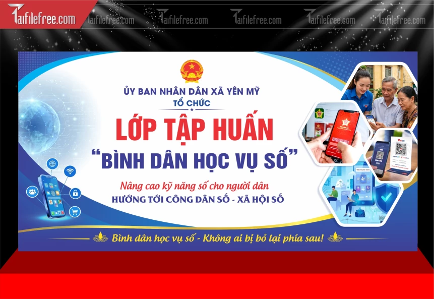 Mẫu Phông Nền Lớp Tập Huấn_BH867