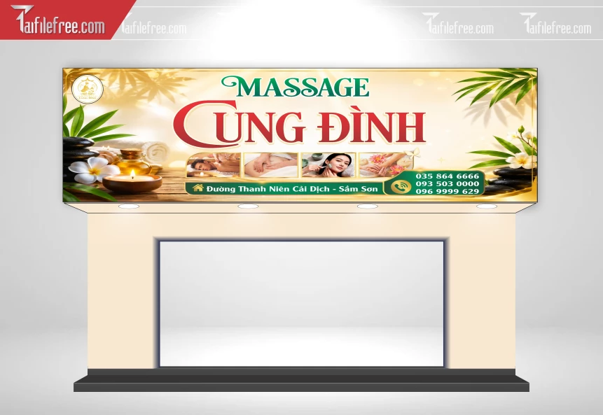 Biển Quảng Cáo, Bảng Hiệu Tiệm Spa _BH872