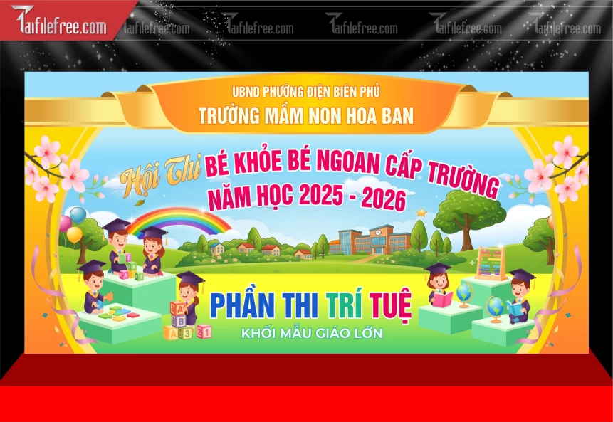 Mẫu Hội Thi Bé Khỏe Bé Ngoan Cấp Trường_BH882