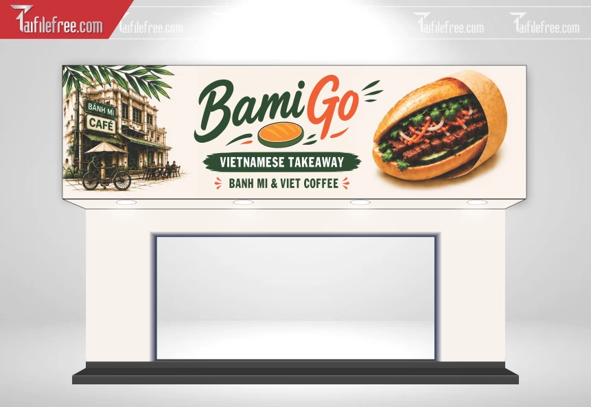 Biển Quảng Cáo, Bảng Hiệu Tiệm Bánh Mỳ _BH892