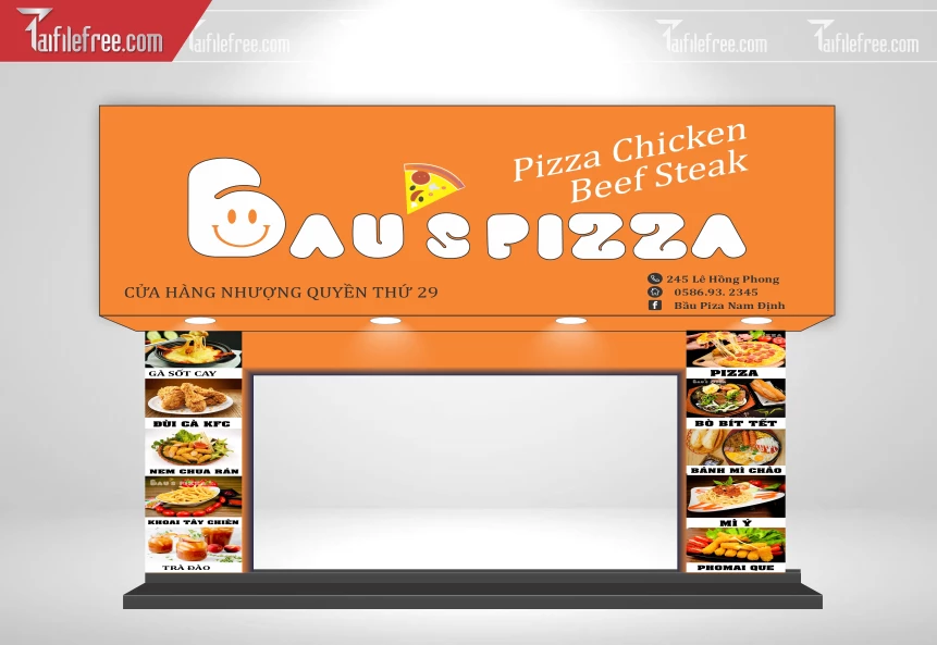 Biển Quảng Cáo, Bảng Hiệu Tiệm Pizza _BH902